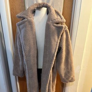 Fabletics Women’s Plush Teddy Coat NWT